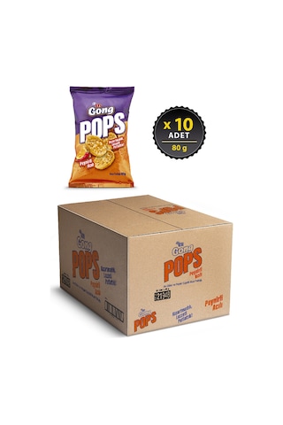 Eti Gong Pops Peynirli Acılı 10 x 80 G