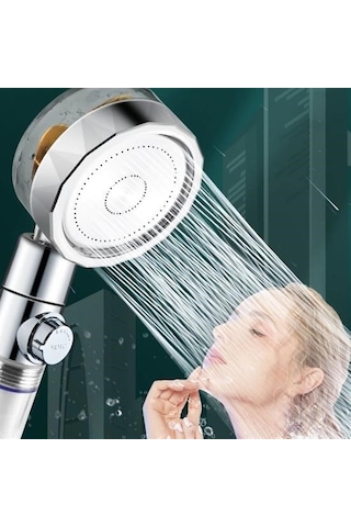 Banyo Keyfi İçin Turbo Pervane Filtreli Tasarruflu 360 Dönen Tazyikli Duş Başlığı Diğer