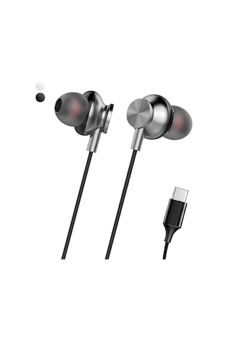 Linktech H341 Type-c Stereo Kablolu Kulak İçi Kulaklık