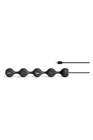 Lexon Peas Hub 2 USB Çoğaltıcı Siyah