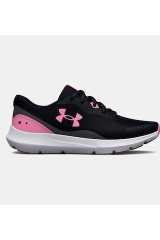 Under Armour Kız Çocuk UA Surge 3 Koşu Ayakkabısı 3025013-001 Siyah