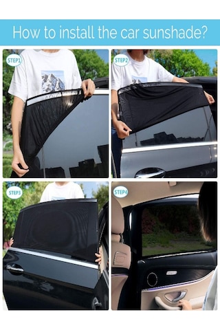 Araba Araç Oto Yan Cam Güneşlik Örtü Perde Kılıf Güneşliği Araba Anne Bebek Emzirme Perdesi