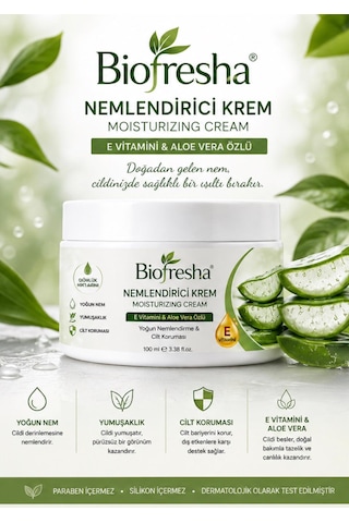 Biofresha Nemlendirici E Vitaminli Koruyuculu Krem 100 Ml