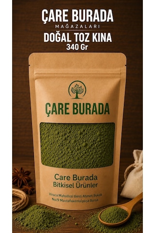 Çare Burada Doğal Toz Kına 340 G