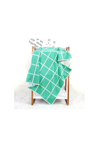 Sones Yumuşak Kundak Örtüsü Yenidoğan Kanepe Yatak Örtüsü Üzüm Yeşili Yeşil