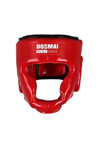 Dosmai Kick Boks Muay Thai Kapalı Kask Kırmızı Ko371 Kırmızı