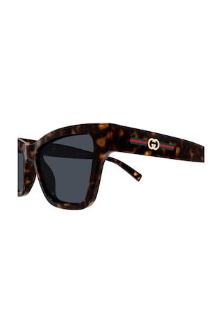 Gucci Gg 1982s 002 53 Kadın Cat Eye Kırçıllı Kahvrengi Kemik Güneş Gözlüğü Kahverengi