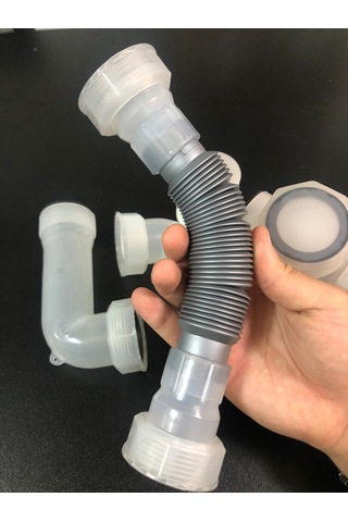 Hava Santral Drenaj Yoğuşma Su Tahliye Toplu Geçme Sifon- Borulu