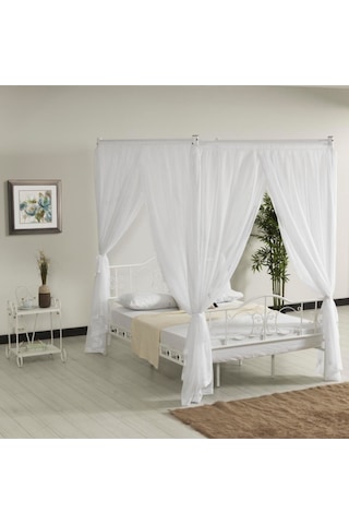 Mobilyabazari Petro Sultan Çift Kişilik Metal Ferforje Karyola 180*200 Cm