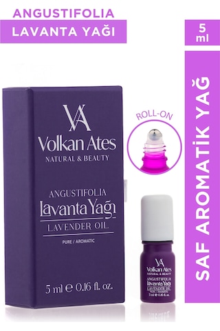 Volkan Ates Natural & Beauty Lavandula Angustifolia Saf Lavanta Yağı Roll-on 5 Ml