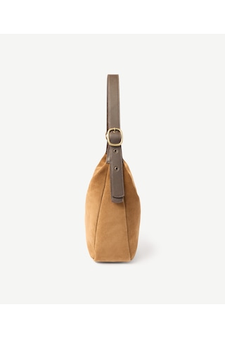 Yargıcı Ayarlanabilir Saplı Süet Çapraz Çanta 26kkcn3038x 008 Camel