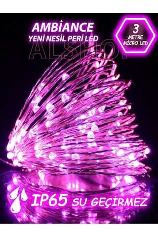 Peri Led Işık 3 Metre Pembe