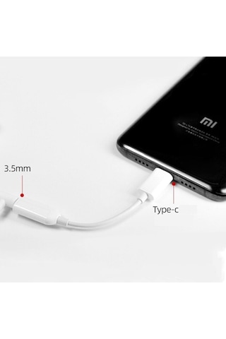 Shpx Aux Audio Sadece Xiaomi Uyumlu Beyaz Kulaklık Jack Mi Dönüştürücü Nslm 1037065