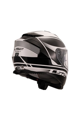 Ls2 Storm 2 Dodger Kask Beyaz - Mat Siyah