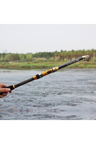 Sougayilang Oltalar Karbon 2.1-3.6 M Teleskopik Direk İplik Kutup Tatlı Su Tuzlu Su Balıkçılığı 3.6m