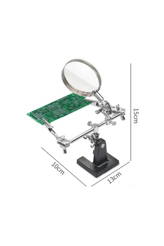 Springsun Te805 Metalik Tamir Klipsi - Telefon Ve Pcb Devre Tahtaları İçin Solda Yardımcı Cihaz, Klip Tipi Büyütec