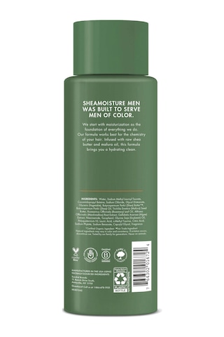 Shea Moisture Men Shea Ve Mafura Yağlı Nemlendirici Şampuan 444ml Tüm Saç Tipleri