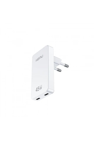 Hp-c33 45 Watt Gan Şarj Adaptörü 100 Cm Kablo 2-port Fast Charger