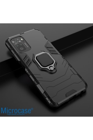 Xiaomi Redmi Note 10S Batman Serisi Yüzük Standli Armor Kilif 492167251