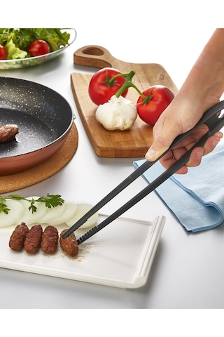 Pratik Yanmaz Yapışmaz Sert Plastik Cımbız Maşa