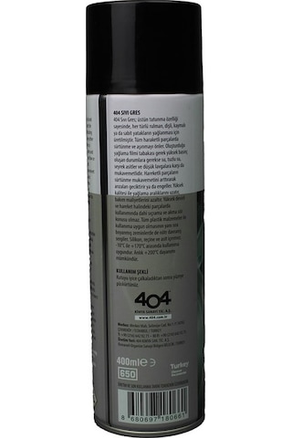 404 Sıvı Gres Sprey 400ml
