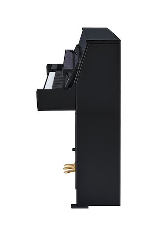 Yamaha B10 Upright Akustik Piyano Parlak Siyah