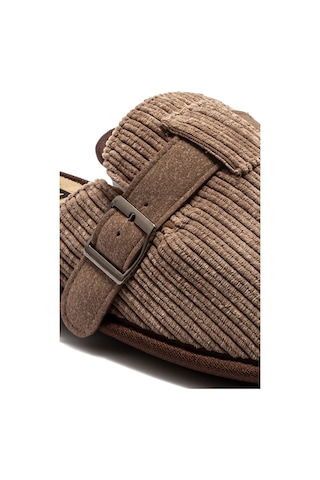 Victor Erkek Ev Terliği Kahverengi 41/46 Kahverengi