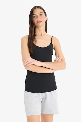 Defacto Regular Fit Pamuklu Atlet-fall İn Love M6858az25aubk81 Siyah