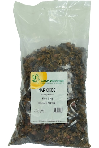 Doğan Baharatçılık Nar Çiçeği Doğal 1000 G Paket
