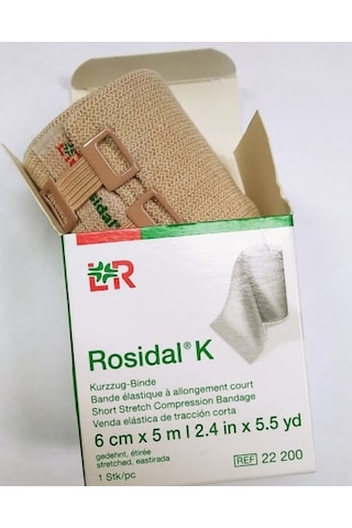 Rosidal K 6Cm X 5Mt Elastik Bandaj Kompresyon Bandajı