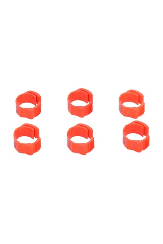 Qingmipy Kümes Hayvanları İçin Ayarlandırabilir Pp Plastik Ayak Zinciri Turuncu, 1-100 Numaralı, 100 Adet/paket - Tavuk, Ördek, Kaz Tanımlama Ve Sınıflandırma Aracı