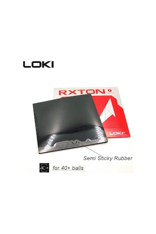 Siyah Lokı Rxton1 Masa Tenisi Lastiği Hızlı Saldırı Pingpong Lastiği Siyah
