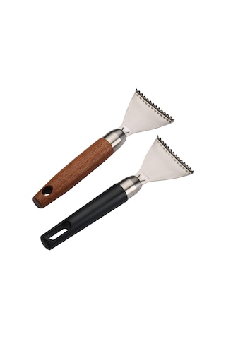 Paslanmaz Çelik Taşınabilir Balık Pulları Temizleyici Kablosuz Mutfak Balık Pulları Temizleyici Gümüş