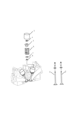 Geely Emgrand Motor Subap Emme Egzoz Tkm Euro 4 1pc
