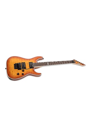 Ltd Mh-230 Qm Fr Quilted Maple W/ Floyd Rose - Limited Edition Amber Sunburst Elektro Gitar