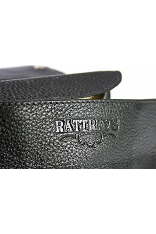 Rattray's Black Knight Tobacco Pouch 3 Siyah Deri Pipo Tütün Kesesi 115490