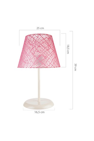 Sarah Aabajur Krem Ayak / Pembe File Şapka Diğer