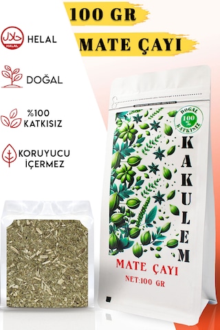 Kakulem Sertifikalı 100 Gr Mate Çayı Bitki Çayı