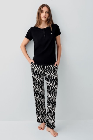 Pierre Cardin Kadın Siyah Pijama Takım Pc9165-s-v1 Siyah