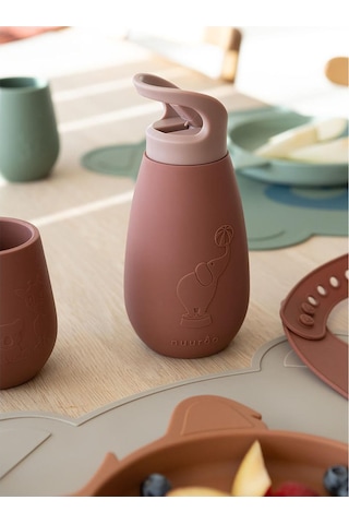 Nuuroo Pax Silikon Pipetli Suluk Mahogany Pembe 350 Ml