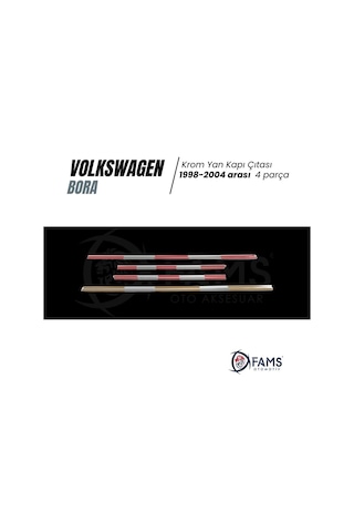 Vw Bora Krom Yan Kapı Çıtası 4 Kapı 1998-2004 P. Çelik