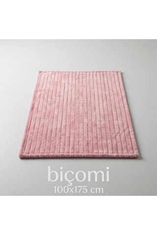 Biçomi Wellsoft Ekstra Yumuşak Tek Kişilik Tv & Dinlenme Battaniyesi 100x175 Cm - Pudra Pudra Pembe