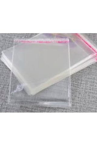 Bantlı Şeffaf Jelatin Yapışkanlı Poşet 35X50 100 Adet