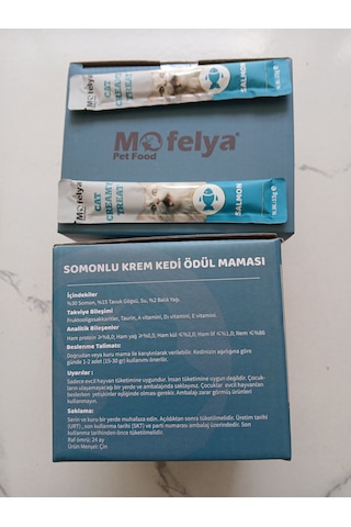 Kedi Ödül Krema 15 G Somonlu 60'lı Kutu