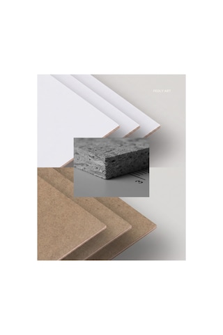 15x10 Cm 3mm Mdf Plaka 10 Adet Beyaz Lam Kaplamalı