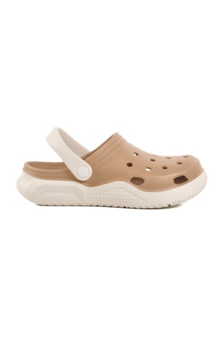 Vizon Hafif Eva Taban Unisex Sabo Terlik Stella Z Vizon-beyaz Vizon - Beyaz