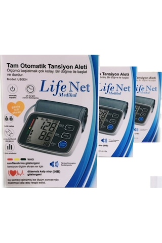 Life Net Medikal U80Eh Türkçe Konuşan Otomatik Dijital Tansiyon Aleti