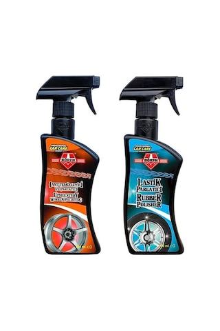 Lastik Parlatıcı + Jant Temizleyici Tetikli 500 Ml 2 Li Set