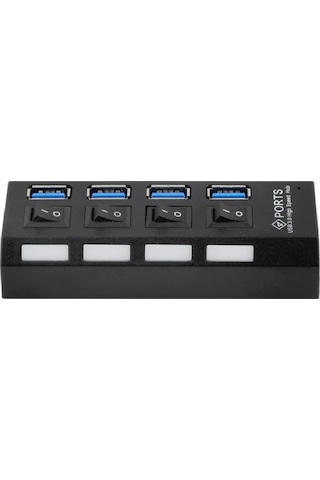 5134 4 Port USB 3.0 2.0 Hub Çoğaltıcı Çoklayıcı Switch Splitter