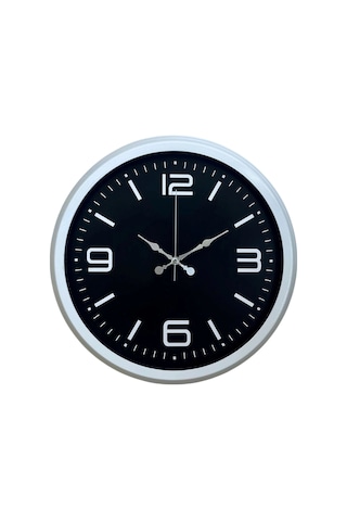 Prime White 40 Cm Metal Modern Duvar Saati Çok Renkli